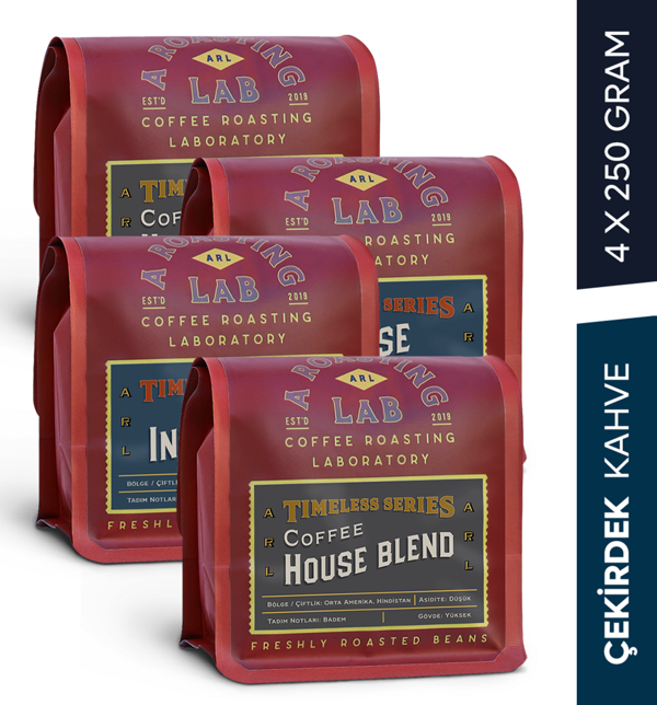 Timeless Blend 4x250 Gram Çekirdek Kahve - Image 1