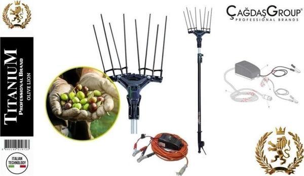 Titanium Olive Lion Akülü Zeytin Meyve Hasat Makinesi 33V Taraklı - Image 1