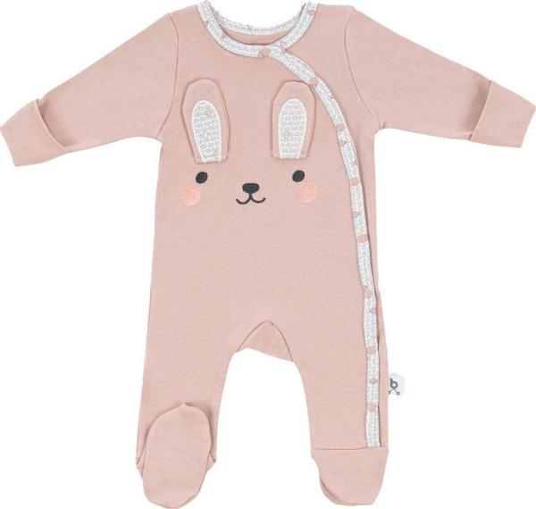 Gezenbebe Hero Uzun Kollu Nakışlı Bebek Tulumu Bunny - Image 1