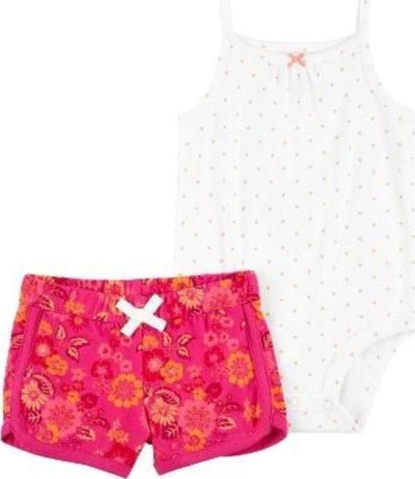 Carter's Kız Bebek 2'li Alt Üst Set - Image 1
