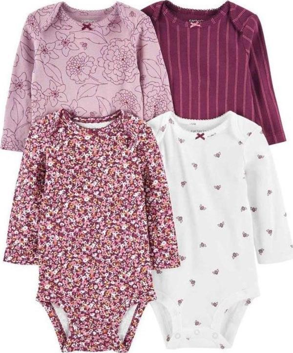 Carter's Layette Kız Bebek 4'lü Body Set - Image 1