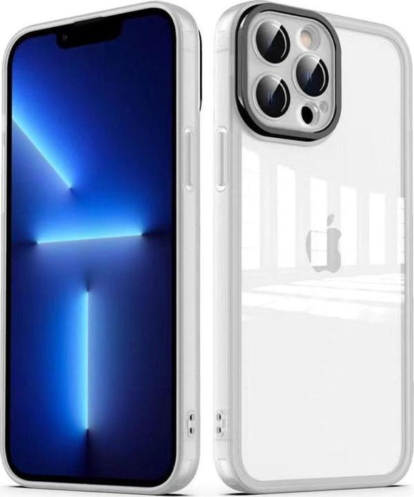Apple iPhone 13 Pro Kılıf Kamera Korumalı Transparan Zore Post Kapak - Image 1