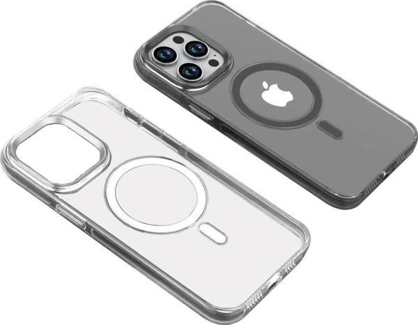 Apple iPhone 14 Pro Max Kılıf Zore Wireless Şarj Özellikli Şeffaf Efsane Kapak - Image 1