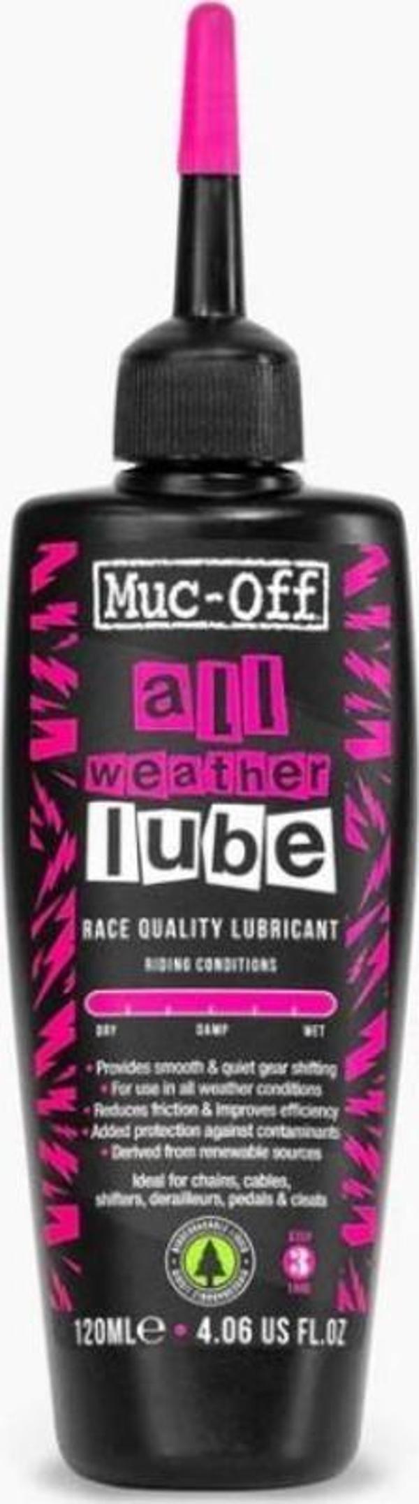 Muc-Off All Weather Zincir Yağı 120 ML Tüm Hava Koşullarına Uygun - Image 1