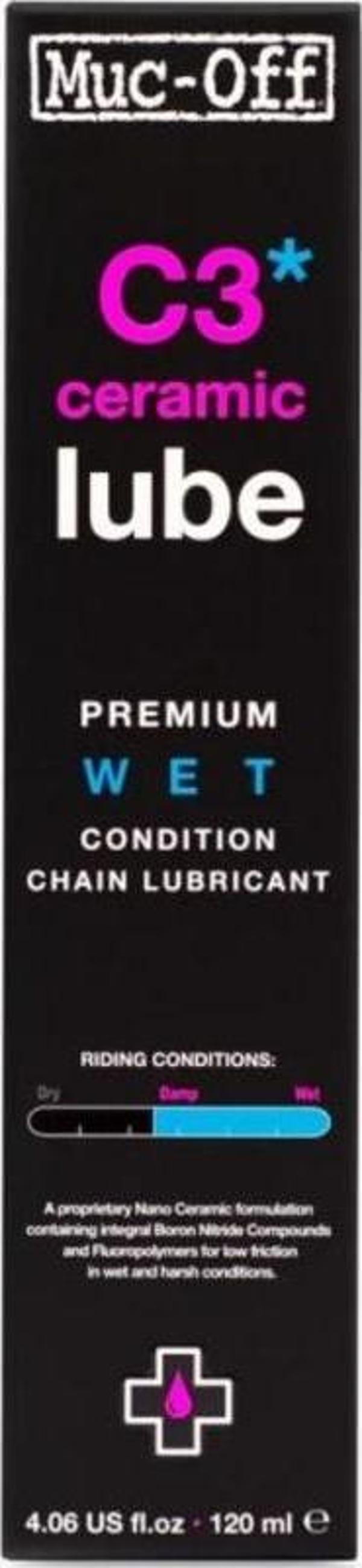 Muc-Off C3 Wet Weather Ceramic Zincir Yağı 120 ML - Image 1