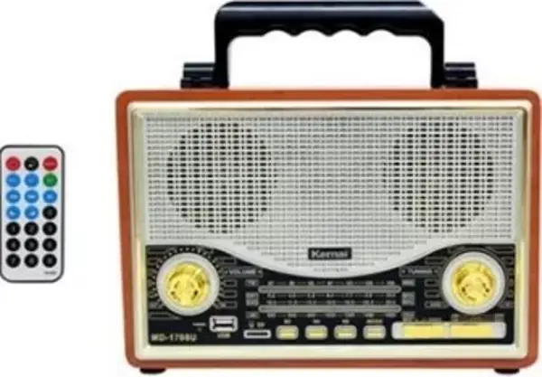 Kemai Md 1706 Nostaljik Retro Radyo Usb Bluetooth Sd Kart Destekleyici - Image 1