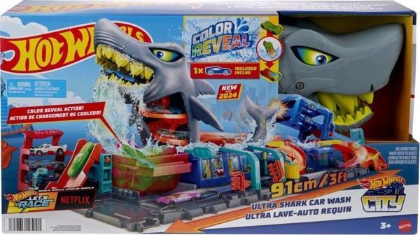 Hot Wheels Muhteşem Köpek Balığı Araba Yıkama Oyun Seti HTN82 - Image 1