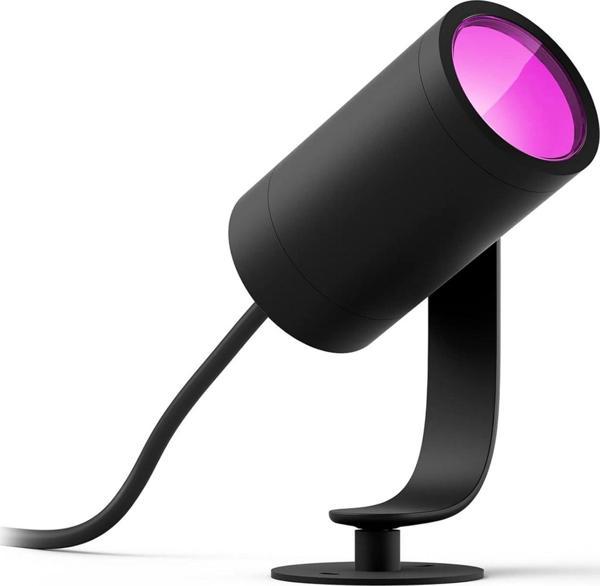 Philips Hue Lily Outdoor Akıllı Renkli Bahçe Spotu Uzatma 1x8W, Güç Adaptörü Dahil Değildir - Image 1