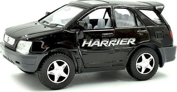 10 cm. Çek Bırak Siyah Toyota Harrier Diecast Araba   - Image 1