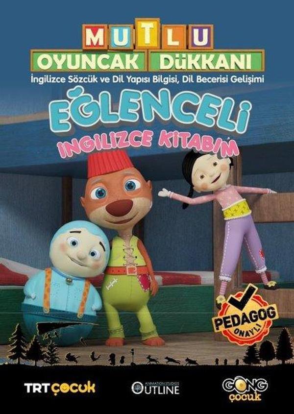 Mutlu Oyuncak Dükkanı Eğlenceli İngilizce Kitabım - İngilizce Sözlük ve Dil Yapısı BilgisiDil Becer - Gong Çocuk - Image 1