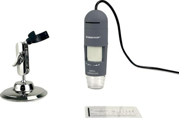 Celestron Deluxe Elde Taşınabilir Dijital Mikroskop (44302-C) Gri - Image 1