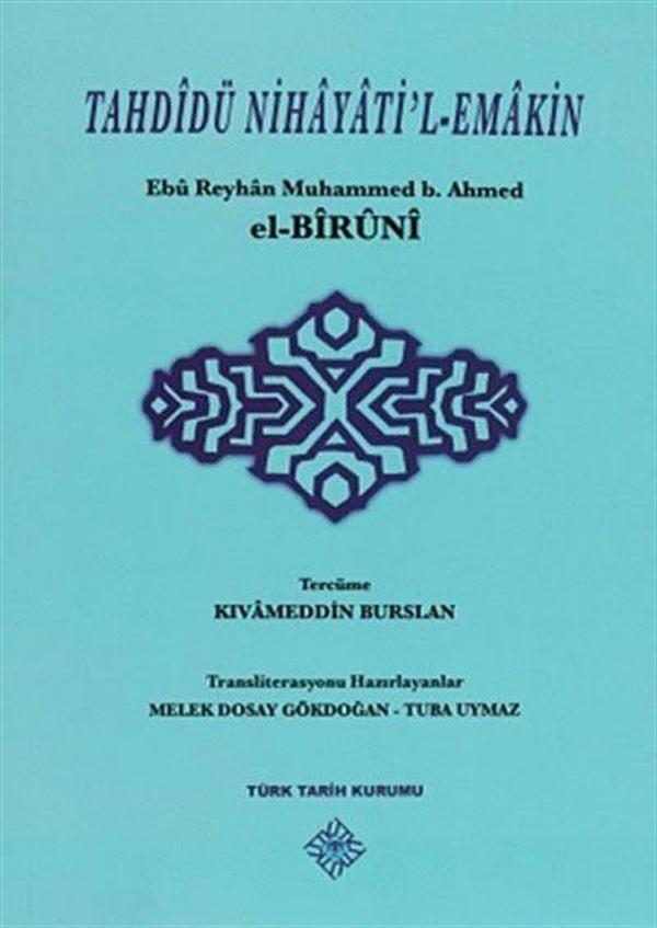 Tahdidü Nihayati'l-Emakin - Türk Tarih Kurumu Yayınları - Image 1
