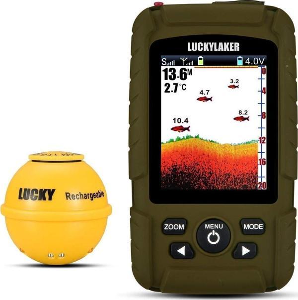 LUCKY Taşınabilir Sonar Balık Bulucu Tekne Derinliği - Buzlu Deniz  Balıkçılığı - Image 1