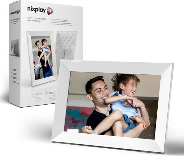 Nixplay 10.1 Inc Dijital Dokunmatik Ekran Resim Çerçevesi - Beyaz - Image 1