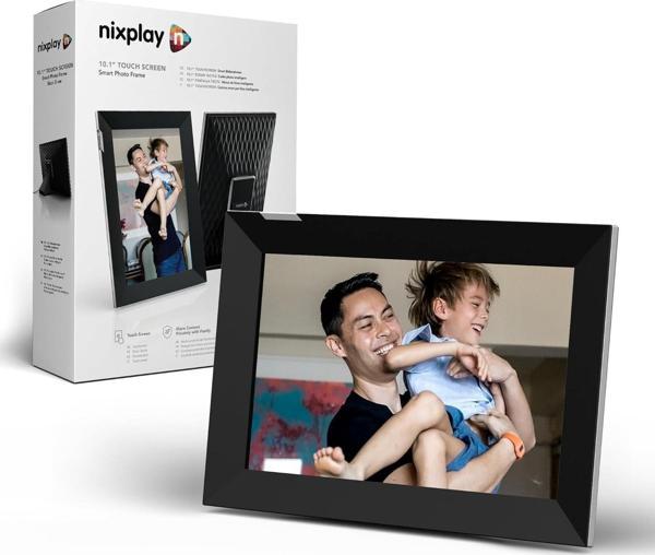 Nixplay 10.1 Inc WiFi Özellikli Dijital Dokunmatik Ekran Resim Çerçevesi - Siyah - Image 1