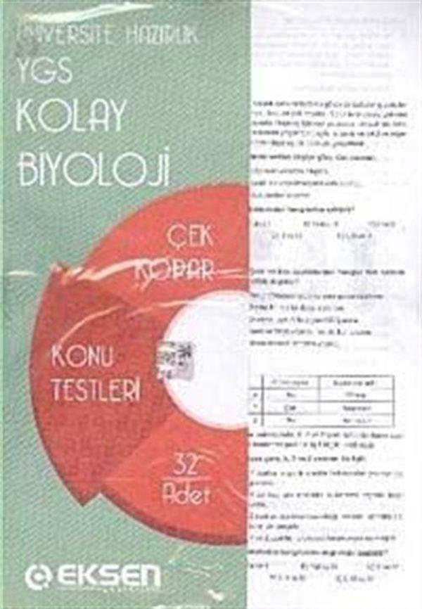 YGS Kolay Biyoloji Konu Testleri - Eksen Yayınları - Image 1