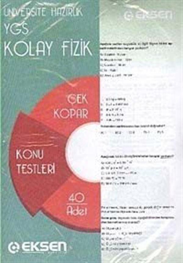 YGS Kolay Fizik Konu Testleri - Eksen Yayınları - Image 1