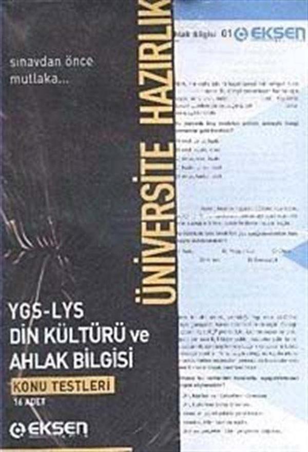 YGS LYS Din Kültürü ve Ahlak Bilgisi Konu Testleri - Eksen Yayınları - Image 1