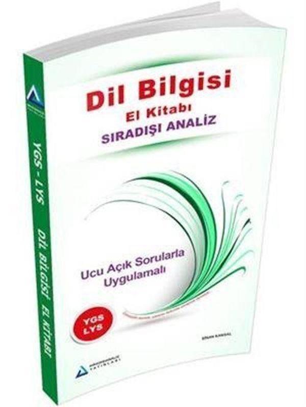 YGS-LYS Dil Bilgisi El Kitabı - Ucu Açık Sorularla Uygulamalı - Sıradışı Analiz Yayınları - Image 1