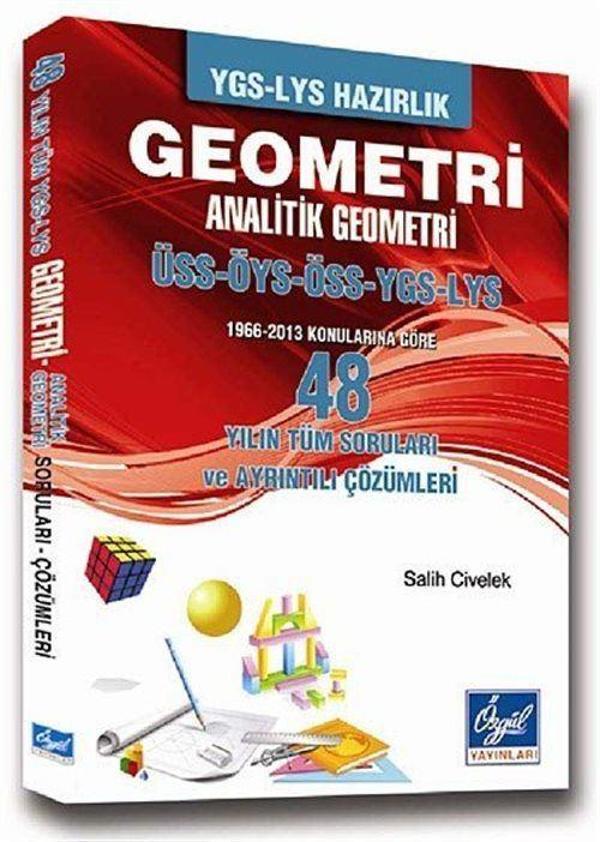 48 Yılın Tüm YGS-LYS Geometri-Analitik Geometri Soruları ve Ayrıntılı Çözümleri - Özgül Yayınları - Image 1