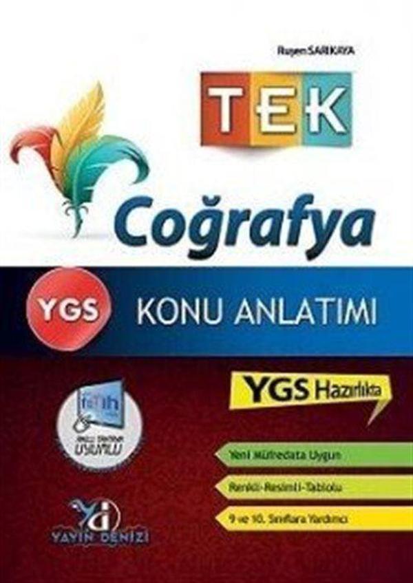 YGS Tek Coğrafya Konu Anlatımlı Cep Kitabı - Yayın Denizi - Image 1