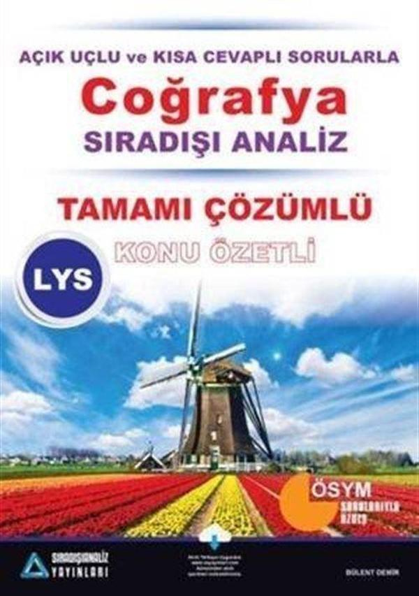 LYS Coğrafya Tamamı Çözümlü Konu Özetli Soru Bankası - Sıradışı Analiz Yayınları - Image 1
