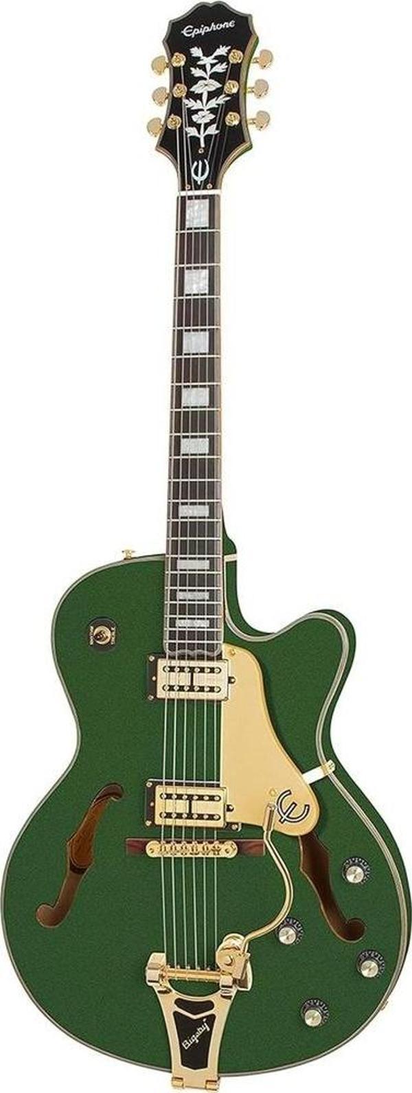 Epiphone Emperor Swingster Hollowbody Elektro Gitar (Forest Green Metallic) - Image 1