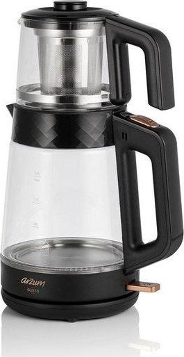 Arzum AR3101-CC Gusto 1900 W Cam Çay Makinesi - Image 1