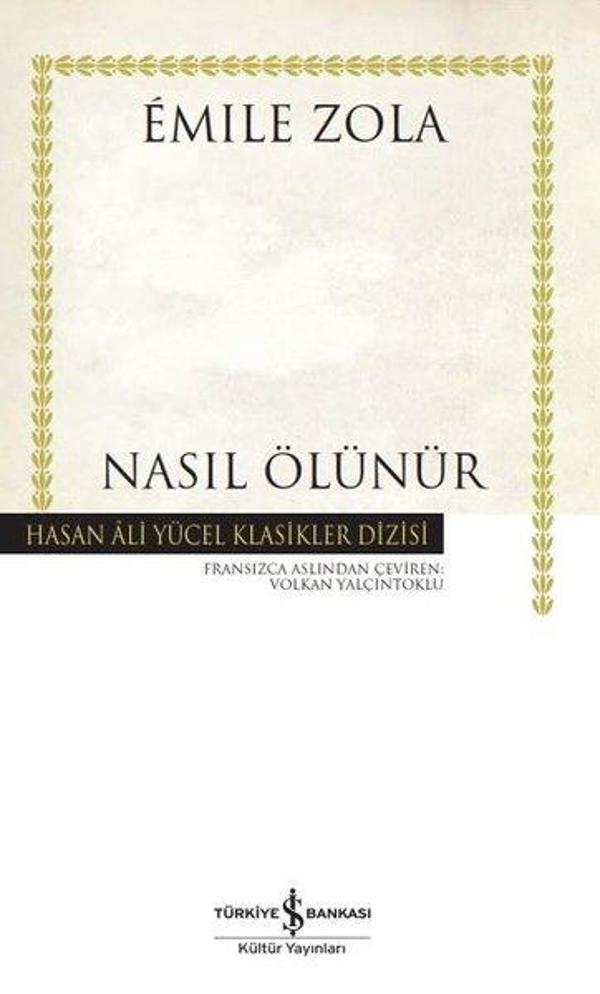 Nasıl Ölünür - Hasan Ali Yücel Klasikler - İş Bankası Kültür Yayınları - Image 1