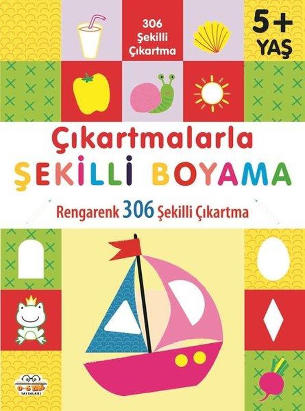 Çıkartmalarla Şekilli Boyama - Rengarenk 306 Şekilli Çıkartma - 0-6 Yaş Yayınları - Image 1