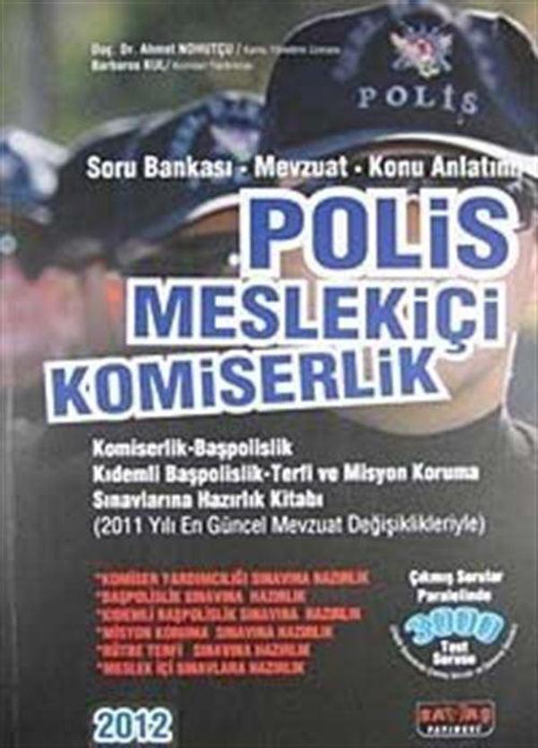 2012 Polis Meslekiçi Komiserlik - Soru Bankası-Mevzuat-Konu Anlatımı - Savaş Yayınevi - Image 1