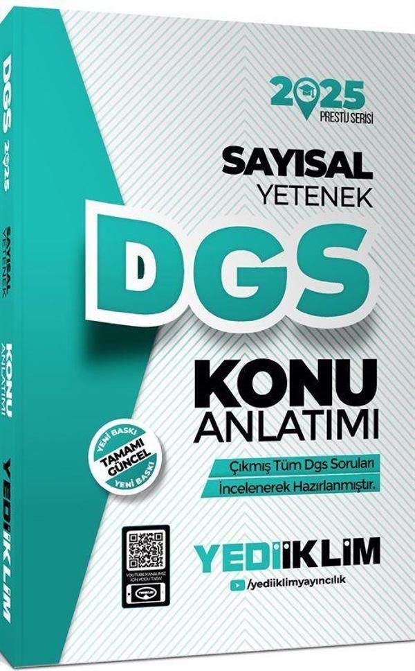 2025 DGS Sayısal Yetenek Konu Anlatımı - Yediiklim Yayınları - Image 1