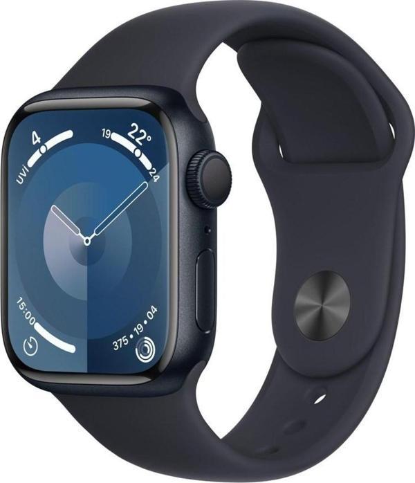 Watch Series 9 Gps 41Mm Gece Yarısı Alüminyum Kasa Ve Gece Yarısı Spor Kordon - M/L  ( Apple Türkiye Garantili ) - Image 1