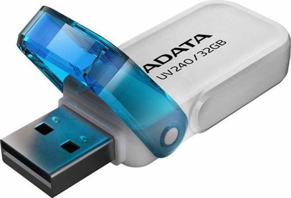 Adata AUV240-32G 32GB USB2.0 Beyaz Flash Bellek - Image 1