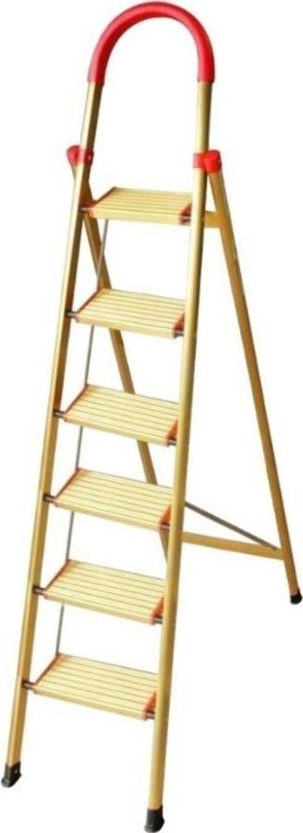 Alüminyum 6 Basamaklı Gold Merdiven (SAR1526) - Image 1