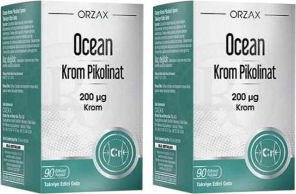 Ocean Krom Pikolinat 200 mcg 90 Kapsül X 2 Adet - Image 1
