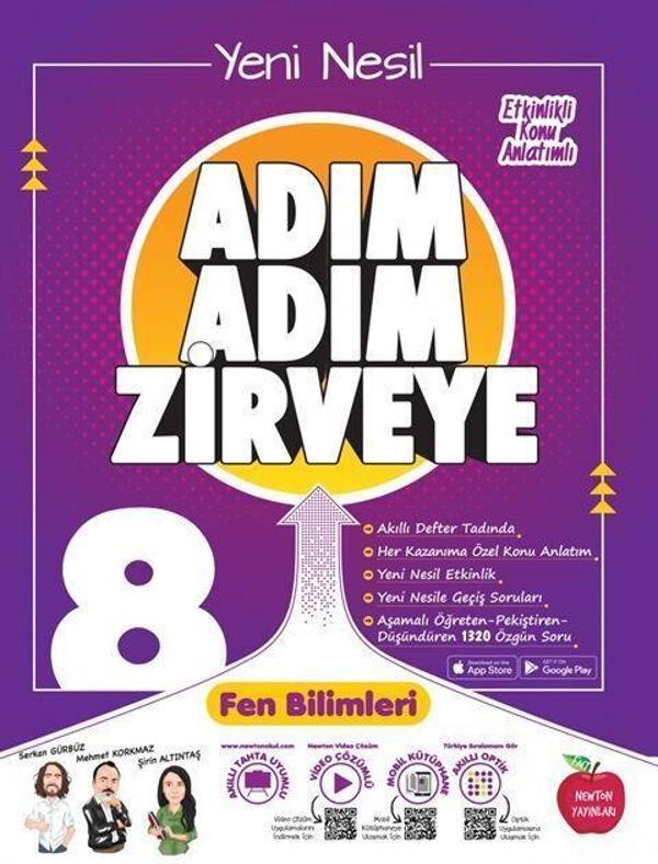 8. Sınıf LGS Fen Bilimleri Adım Adım Zirveye Newton Yayınları - Newton Yayınları - Image 1