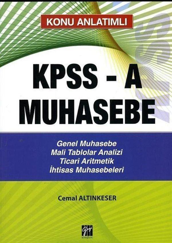 KPSS-A Muhasebe Konu Anlatımlı - Gazi Kitabevi - Image 1