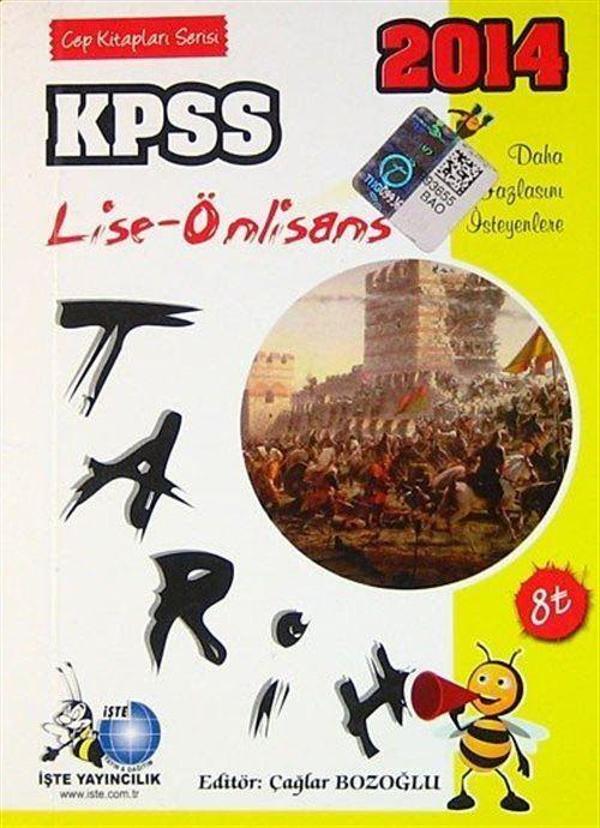 2014 KPSS Lise- Önlisans Tarih Cep Kitabı - İşte Yayıncılık - Image 1