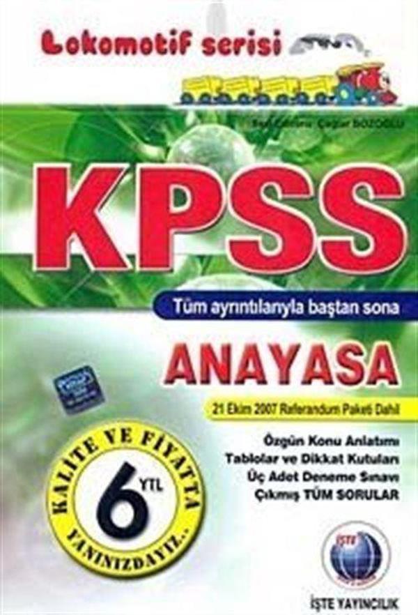KPSS Lokomotif Serisi-3 / Anayasa-Vatandaşlık Konu Anlatımlı - İşte Yayıncılık - Image 1