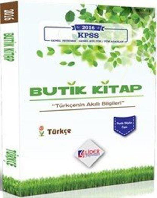 2016 KPSS Butik Cep Kitap Türkçe (PRTK-TÜRKÇE-112) - Lider Yayınları - Image 1