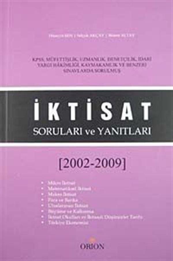 İktisat Soruları ve Yanıtları 2002-2009 - Orion Kitabevi - Image 1