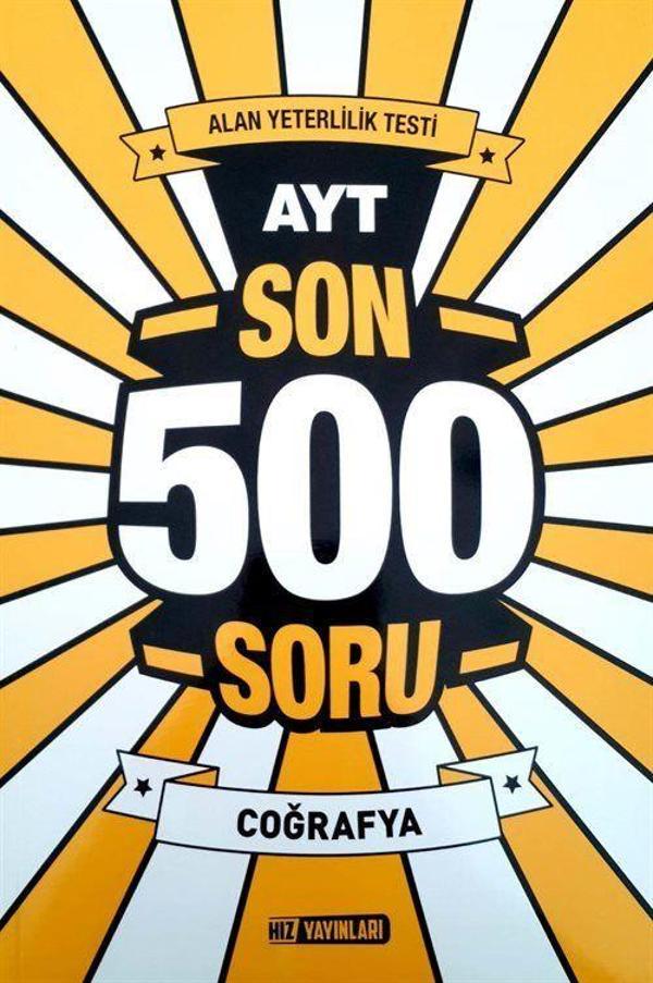 AYT Son 500 Soru Coğrafya - Hız Yayınları - Image 1