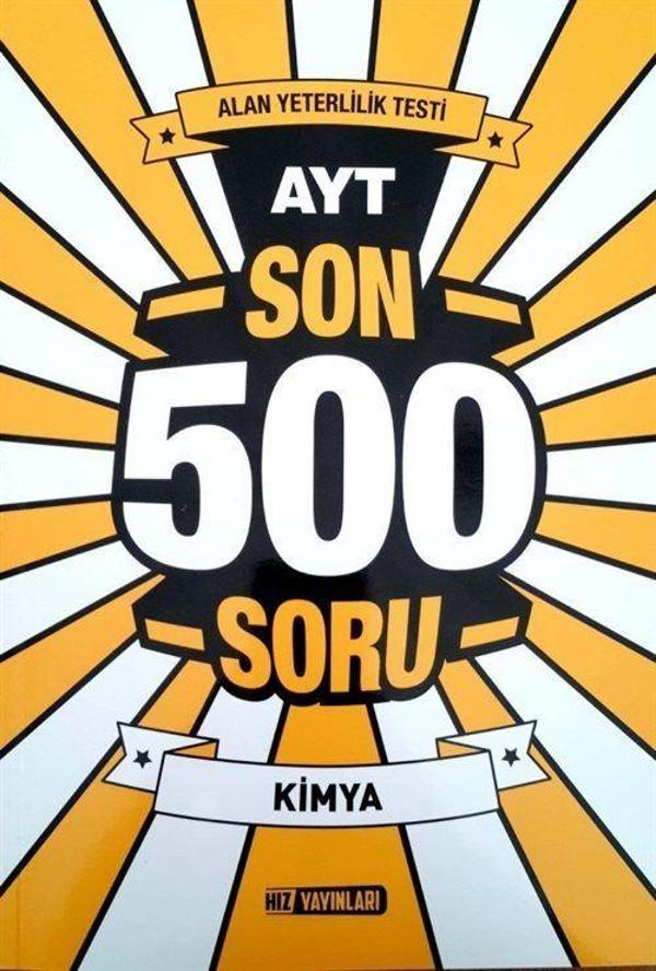 AYT Son 500 Soru Kimya - Hız Yayınları - Image 1