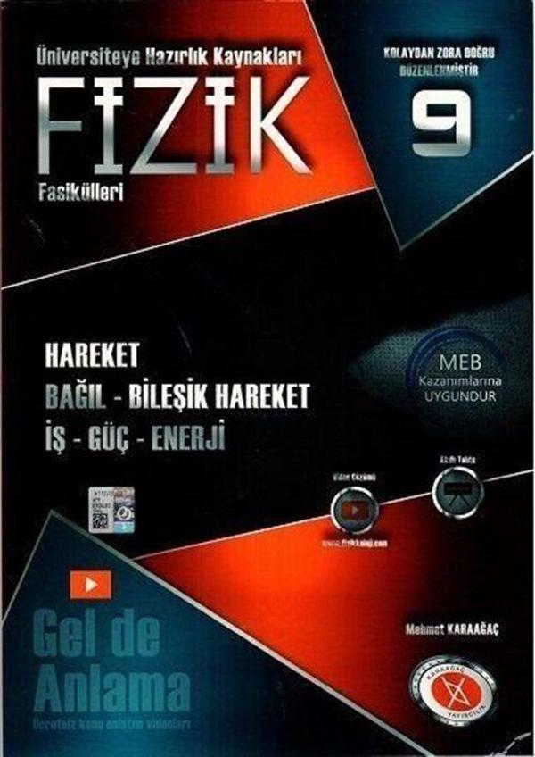 Fizik Fasikülleri 9 / Hareket - Bağıl - Bileşik Hareket - İş - Güç - Enerji - Karaağaç Yayıncılık - Image 1