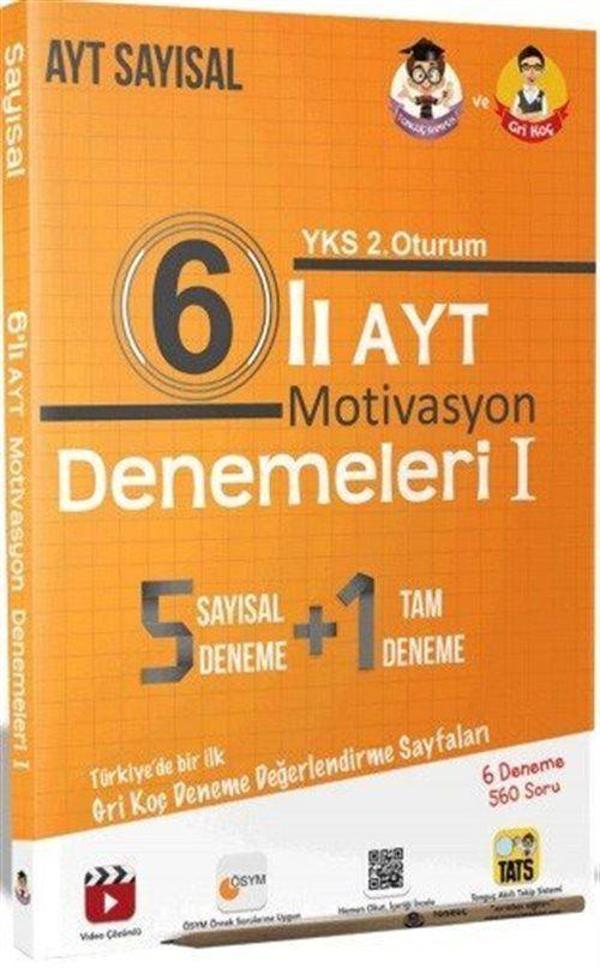 AYT 6'lı Motivasyon Denemeleri 1 - Sayısal Deneme - Tonguç Akademi - Image 1