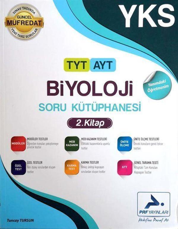 TYT AYT Biyoloji Soru Kütüphanesi 2. Kitap - Prf Yayınları - Image 1