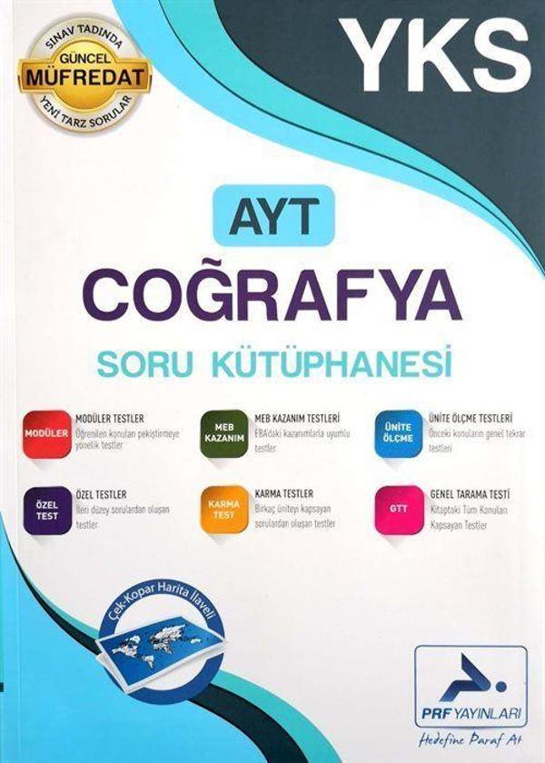 YKS AYT Coğrafya Soru Kütüphanesi - Prf Yayınları - Image 1