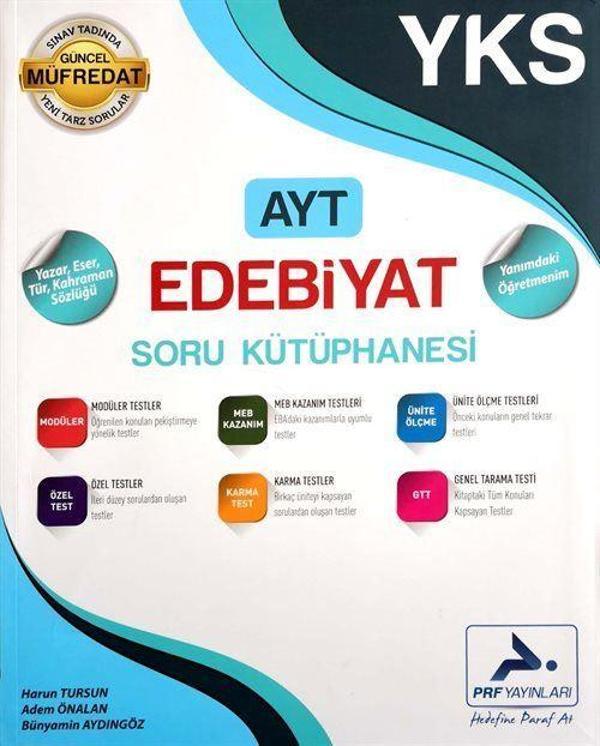 YKS AYT Edebiyat Soru Kütüphanesi - Prf Yayınları - Image 1