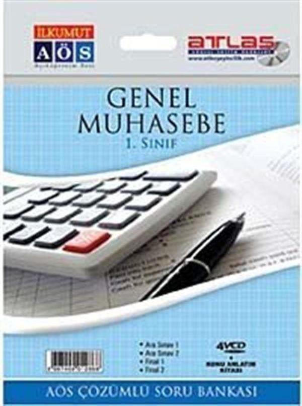 Genel Muhasebe - 1.Sınıf - AÖS Çözümlü Soru Bankası (4 VCD + 1 Kitap) - Atlas Pazarlama - Image 1